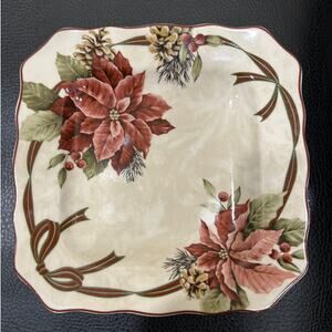 222 Fifth PTS International yuletide celebration plate